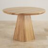 Trompet Round Wooden Dining Table